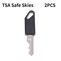 고품질 다용도 TSA002 키 안전 Skiec 마스터 가방 2 개 수하물 세관 잠금, 03 2 PCS TSA Safe Skies