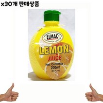 식자재 식재료 도매) 레몬주스(엘막 200ml) x30개, 상세페이지 참조, 상세페이지 참조, 상세페이지 참조