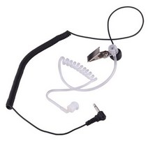 방음재 소음방지 3.5mm 플러그 투명 어쿠스틱 튜브 수신 이어폰 XTS1500 APX4000 RLN4941A 호환, 01 black