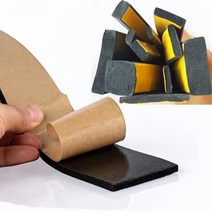 미세먼지측정기 고무 자체 접착 스폰지 씰 스트립 두꺼운 블랙 EPDM 단면 방음 폼 충돌 방지 개스킷 신제품, 2mm x 30mm x 10m, 9.3mm x 30mm x 10m