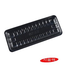 일회용트레이 생선포장 정육고기포장 검정트레이 BS27 블랙트레이 800개