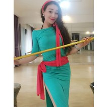 벨리댄스 의상 발라디 연습복 샤비 공연복 롱스커트 원피스 민속가운