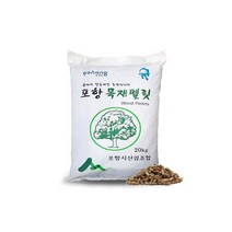 목재펠릿 우드펠렛 고양이모래 화목난로 캠핑연료20kg