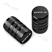 오토바이 부품 스즈키 GSX-S750 GSX-S1000 GSXS 750 1000 250 150 CNC 타이어 밸브 휠 에어 스템 커버 캡, 01 Black