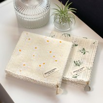 부케 & 데이지_꽃잎 태슬 손수건