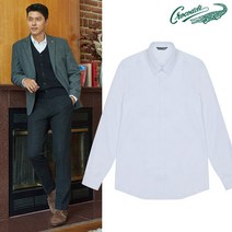 크로커다일남성 NC14 잔조직 셔츠-세미핏 CDAA7YS3404