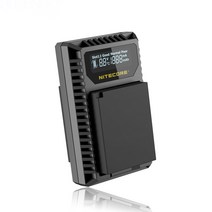 나이트코어 FX1 후지 NP-W126/S 배터리 용 듀얼 충전기