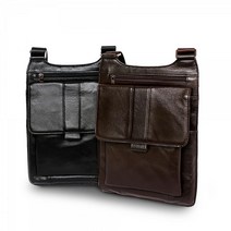 돌드업 외출 여행 보조 수납 남자 소가죽 크로스백 20대남성