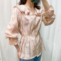 트렌드컬렉션 하트 이중카라 블라우스 동아쇼핑점 20447