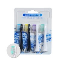 스마트소닉 프로 음파칫솔 RLT211 RLT231 전용 칫솔모 리필모 일반형 4p, SS-100, 2개