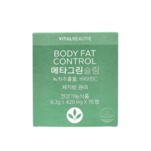 바이탈뷰티 메타그린 슬림 420mg x 15정, 3개