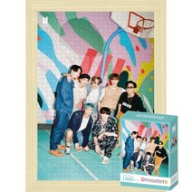 퍼즐피플 BTS 직소퍼즐 모음, BTS 직소퍼즐 다이너마이트1 1000피스 액자포함(우드미송), 1000p