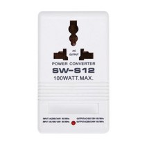 가정용 트랜스 변압기 110V 220V 스텝 업 다운 전압 변환기 100W 와트 변압기 여행용 소켓, 하얀, 01 WHITE