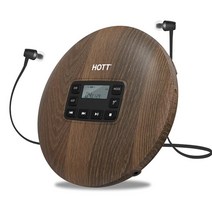 HOTT 우드 cd 플레이어 원목 CDP 레트로 유미의세포들, 원목 호두나무 패턴 리미티드 에디션, 기본
