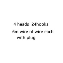 천장 거실 조명 주방 수입 식탁등 현대 펜던트 빈티지 행 램프 식당 침실 침대 옆 홈 장식 서스펜션 기구 실내, 플러그가 있는 4헤드4m, 따뜻한 화이트