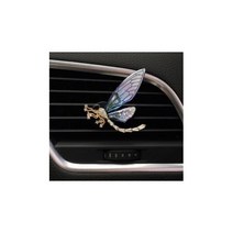 석고방향제 실내방향제 고체방향제 답례품 나비 자동차 향수 클립 잠자리 모양 반짝이 라인석 자동 공기 출구 청정기, 9