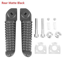 야마하 바이크 오토바이 풋 레스트 페그 리어 프론트 YZF R1 1992- R6 1999- 2003- R6S 2003-2009 07, CHINA_Rear Matte Black