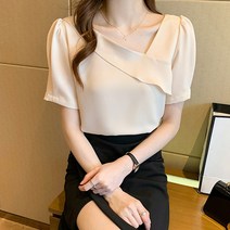 루나걸 베니벤 언발 블라우스