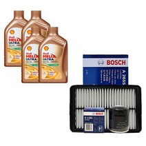 더뉴아반떼AD 1.6 LPI 쉘 힐릭스 울트라 0W40(4L)/SP 보쉬 필터 엔진오일세트 1182-2655