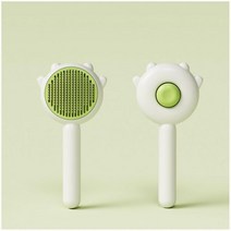 2023 매직 애완 동물 빗 애완 동물 헤어 클리너 브러시 애완 동물 손질 고양이 및 개 브러시 자체 청소 고양이 브러시 고양이 손질 브러시 고양이 털갈이 브러시 긴 머, Green