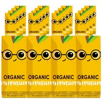 [메리박스] 오가닉쥬스 크니쁘니 100% 유기농 오렌지&망고(125ml), 125ml, 20개