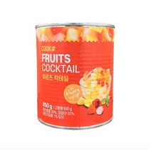 업소 식당 쿡샵 후르츠 칵테일 850g X12개 통조림, 12개