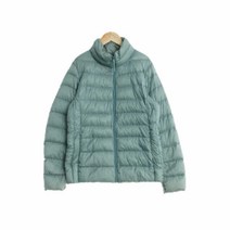 유니클로 민트 덕다운 경량패딩 여자 M 0775