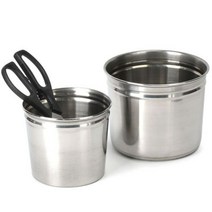 [P1D] 스텐 뼈통 양념통 소스통 집게통 국자통 휴지통 소 / 업소용뼈통 감자탕뼈통 다라이 바스켓 위생용기 수저꽂이 수저통 ( P1D / 991247EA ), 본상품선택