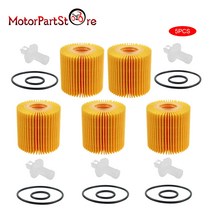 엔진 오일 필터 호환품 5pcs 오일 필터 도요타 캠리 RAV4 Highlander Scion Lexus ES350 RX350 RX450H ES30, 한개옵션0