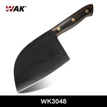 카빙나이프 wak 전문 풀 탕 정육점 칼 수제 단조 고탄소 클래드 스틸 주방 칼 칼 pakka 나무 손잡이