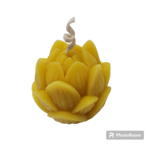 100%천연 연꽃밀랍캔들, 1개