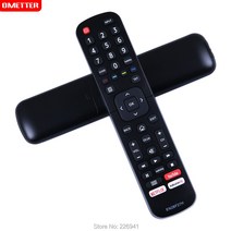 [LED TV 티비] Hisense Led Lcd 스마트 4K TV 용 EN2BF27H 리모컨 H50AE6030 H50A6140 H58AE6000 H55AE6000 H43A6140, [01] Black