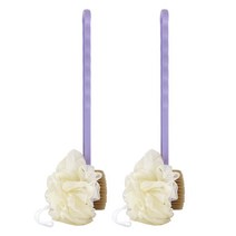 코시나 버블버블 퍼플 듀얼 바디브러쉬, 혼합 색상, 2개