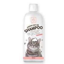 브리더 NEW 고양이샴푸 300ml 부드러운 플로랄향, 단품