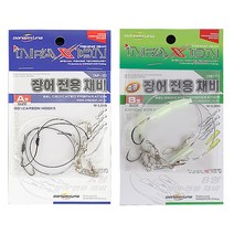 낚시방 인팩션 장어전용채비(DMF-317 323)/장어 묶음바늘/우나기 묶음바늘/장어 카드채비