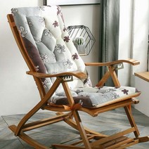 벤치의자방석 털융 눕는의자매트 겨울 두꺼운 비치체어 깔개긴 의자등나무 흔들의자 접이식의자 의자통 용나무 의자시트, C04-3종색상 꽃 방법 란넬
