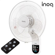 이노크 벽걸이 선풍기 IA-W160R 화이트블랙 투톤컬러, 단품