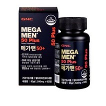 지앤씨 메가맨 50+ 멀티비타민, 60정, 10개, 60정