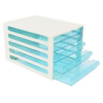 관공서 민원작성용지 정리 서류함 이면지수거 데스크 회사 파일정리 교무실, 5단 - 블랙