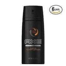 AXE 데오드란트 바디 스프레이 다크템테이션150mlx6팩, 6개, 150ml