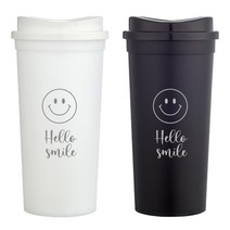 스테인리스 스텐텀블러 기념품 답례품 굿즈제작, 스마일리유저블텀블러, 1개