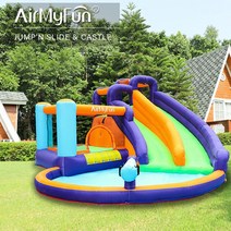 에어바운스 에어풀장 놀이터 미끄럼틀 가정 키즈카페 유치원 어린이집 나일론 어린이용 에어 트램펄린 oem, 한개옵션0