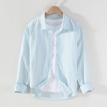 남자 린넨 셔츠 빅사이즈 봄 여름 가을 남성 캐주얼 면마 마 상의 22년봄여름신상 mens summer linen shirts KB0124