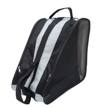 스키부츠백아이스 신발 보관 파우치 슬링 가방 어린이 스케이트 빈티지 배낭 롤러 스키 숄더백, 03 Grey