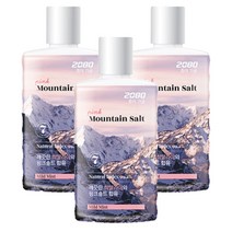 2080 퓨어 핑크솔트 가글 750ml 1개, 낱개 3개