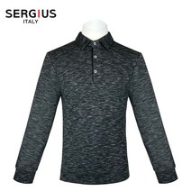 세르지오 남성캐주얼 긴팔티셔츠 카라티 기모 가을겨울옷 STSMGMF4536