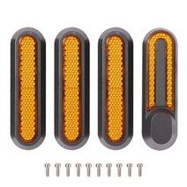 24x 휠 커버 허브 캡 보호 쉘 mi electric scooter pro 2 m365 스쿠터 액세서리 용 반사 스티커, 4개