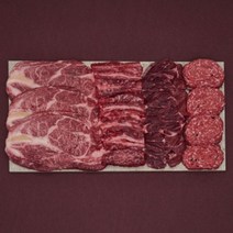 투뿔 마장동 한우 블루 세트 불고기 국거리 갈비 등심, 블루세트4인