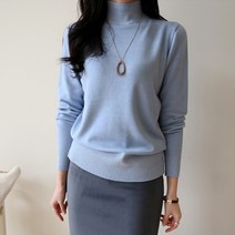 데일리앤 컬러뷰 반폴라 니트티