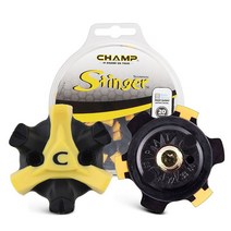 챔프 골프화징 골프화 스파이크 징 교체 스팅거 나사형 Stinger Metal 디스크팩, 20개